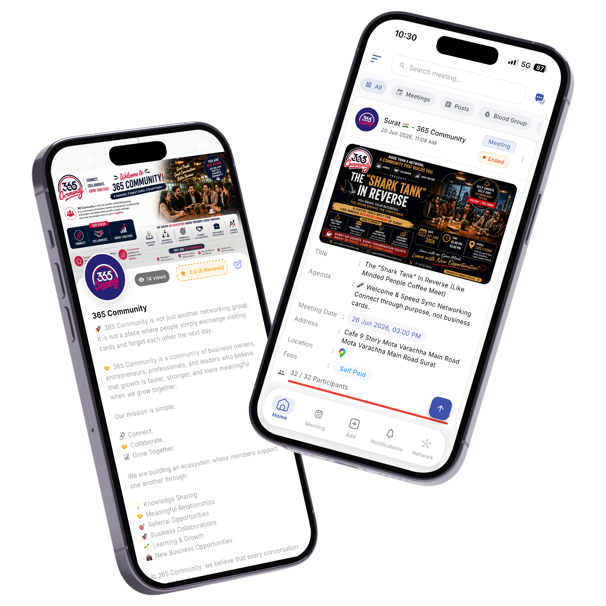 365 Community mobile app